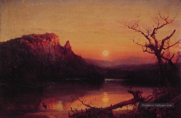 Étangs lacs et chutes d’eau œuvres - Coucher de soleil Eagle Cliff paysage Jasper Francis Cropsey